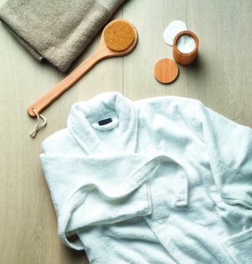 Logo trade firmakingid foto: Orgaanilisest puuvillast hommikumantel XL/XXL